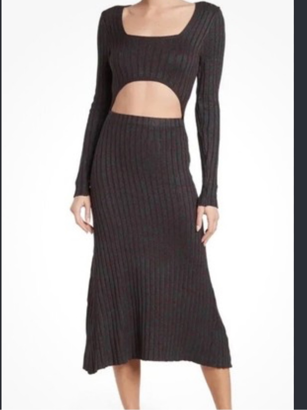 AFRM Skye Cutout Midi Dress